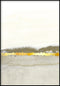 Creme Abstract Line Left Real Gold Poster 50x70cm